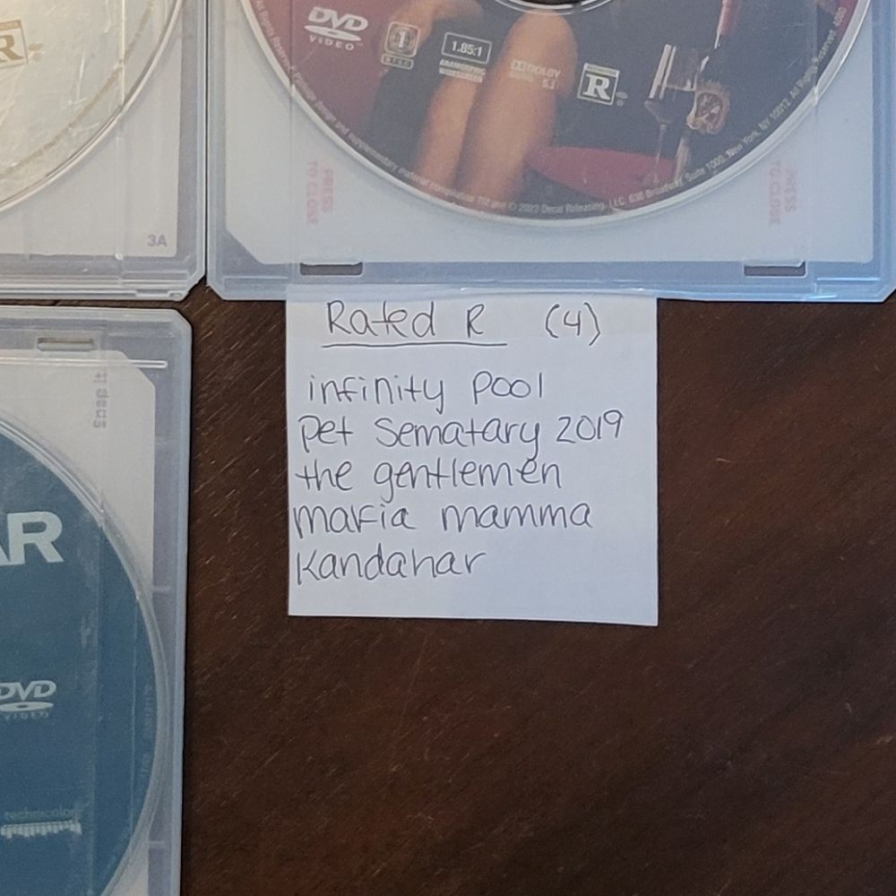 5 RedBox Rated R DVD bundled - Picture 3 of 3
